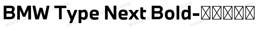 BMW Type Next Bold字体转换